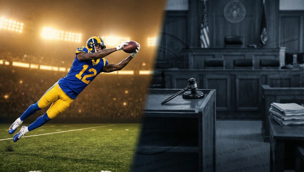 Puka Nacua demanda antisemita, el receptor de los Rams enfrenta una extraña acusación legal