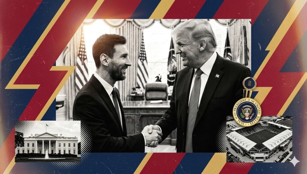 Trump recibe a Messi en la Casa Blanca como campeón de la MLS con el Inter Miami