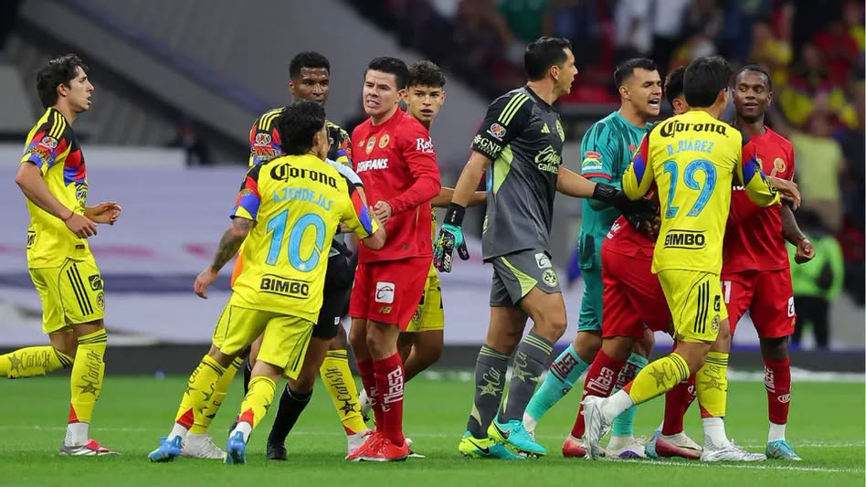 A raíz de la pelea en el Banorte, Ehlinho y otros jugadores de Toluca y América podrían ser suspendidos varios partidos