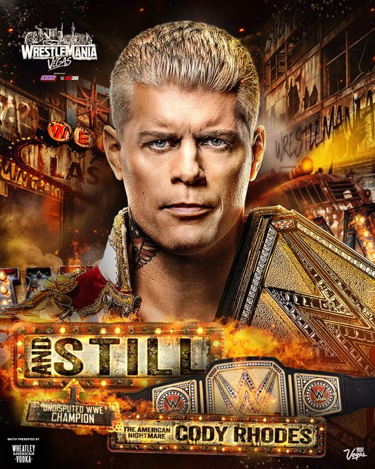 Cody Rodhes retuvo su título en el evento principal de WrestleMania 42 Noche 1 en Las Vegas