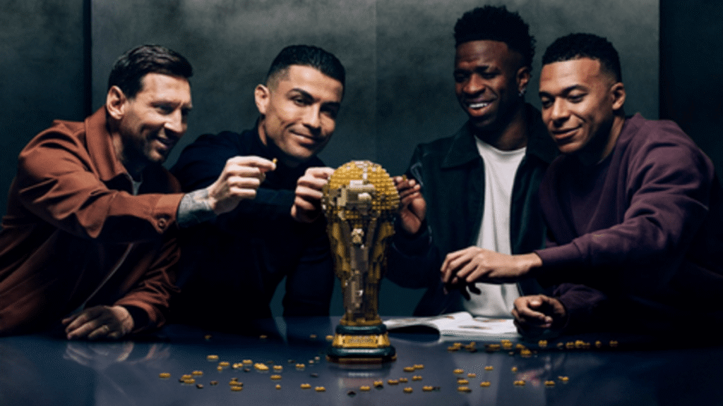 Cuánto cobraron Messi y Cristiano por anuncio de LEGO para el Mundial 2026