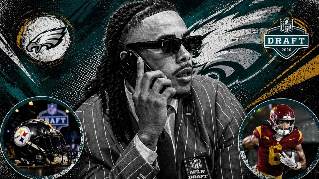 Eagles le robaron a Makai Lemon a Steelers en un polémico movimiento en el Draft de la NFL