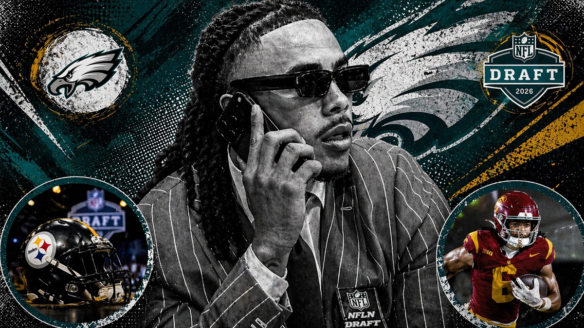 Eagles le robaron a Makai Lemon a Steelers en un polémico movimiento en el Draft de la NFL Eagles le robaron a Makai Lemon a Steelers en un polémico movimiento en el Draft de la NFL