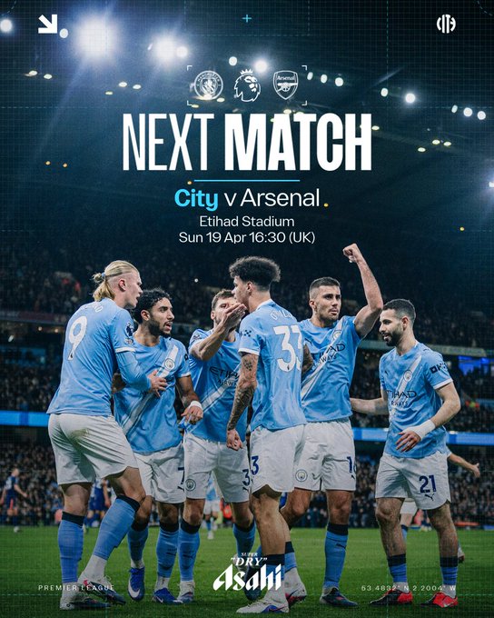 El Manchester City vs Arsenal se realizará este domingo en el Etihad Stadium y podrá definir al próximo campeón de la Premier League