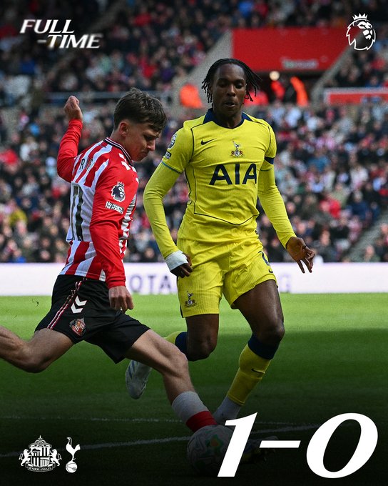 En su último partido, los Spurs cayeron de visita ante el Sunderland y acumulan 16 derrotas en la temporada