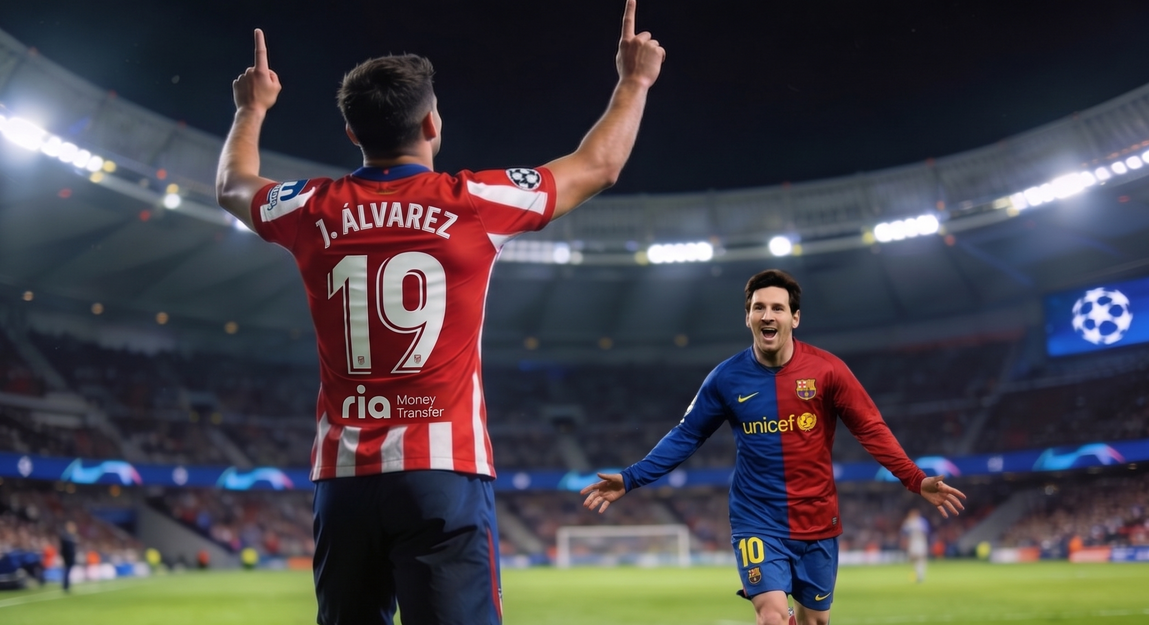 Julián Álvarez superó récord de Messi en Champions Julián Álvarez superó récord de Messi en Champions