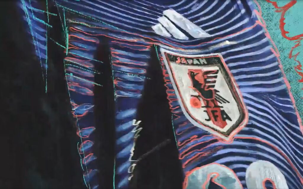 Japón hizo una referencia a su cultura de dibujos animados para el lanzamiento de su jersey para el Mundial 2026.
