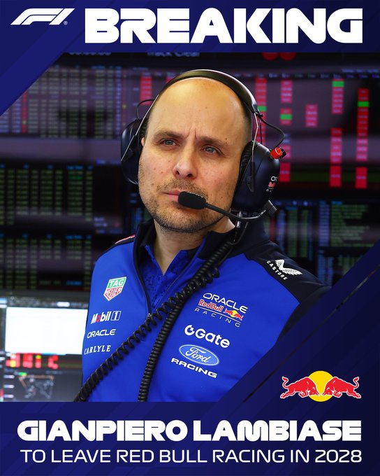 Lambiase fue fundamental para que Max Verstappen conquistara cuatro títulos consecutivos de la F1