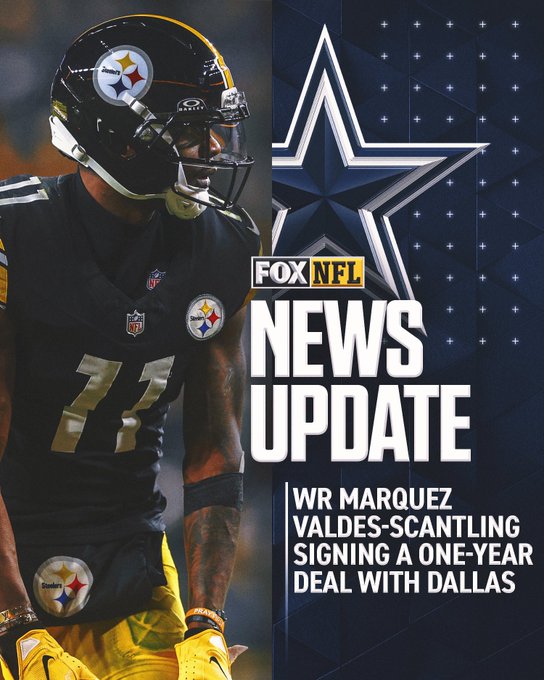 Los Cowboys firmaron al veterano Marquez Valdes-Scantling en un movimiento sorpresivo después del Draft