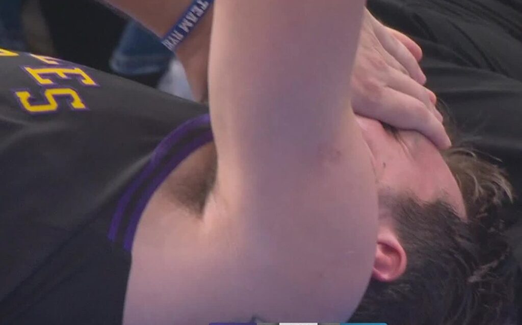 Luka Doncic se lesionó en el tercer cuarto del partido de este jueves contra Oklahoma City