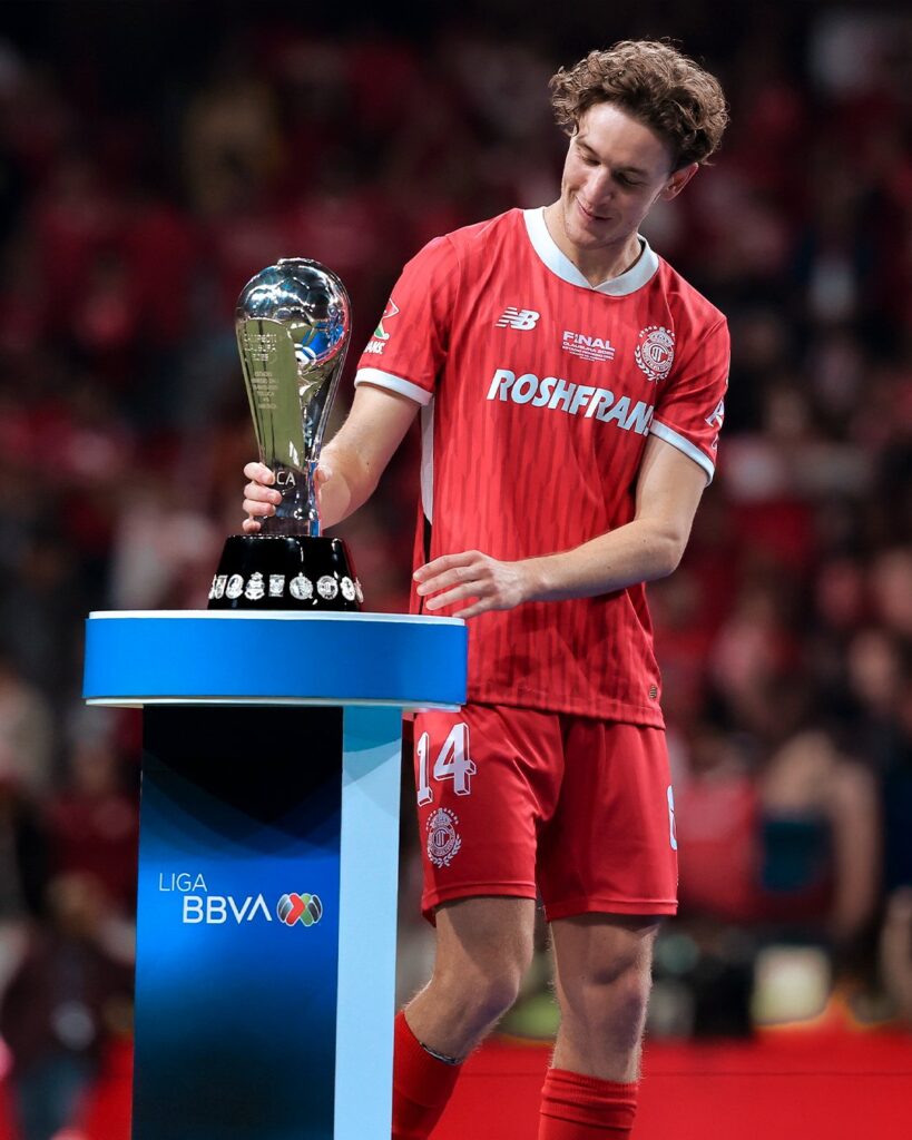 Marcel Ruiz fue fundamental en el bicampeonato del Toluca en 2025