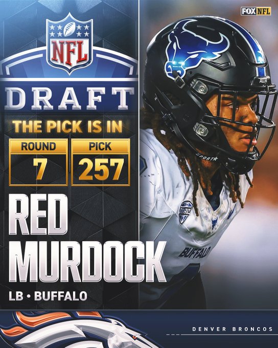 Red Murdock fue Mr Irrelevant del Draft 2026, seleccionado por los Broncos
