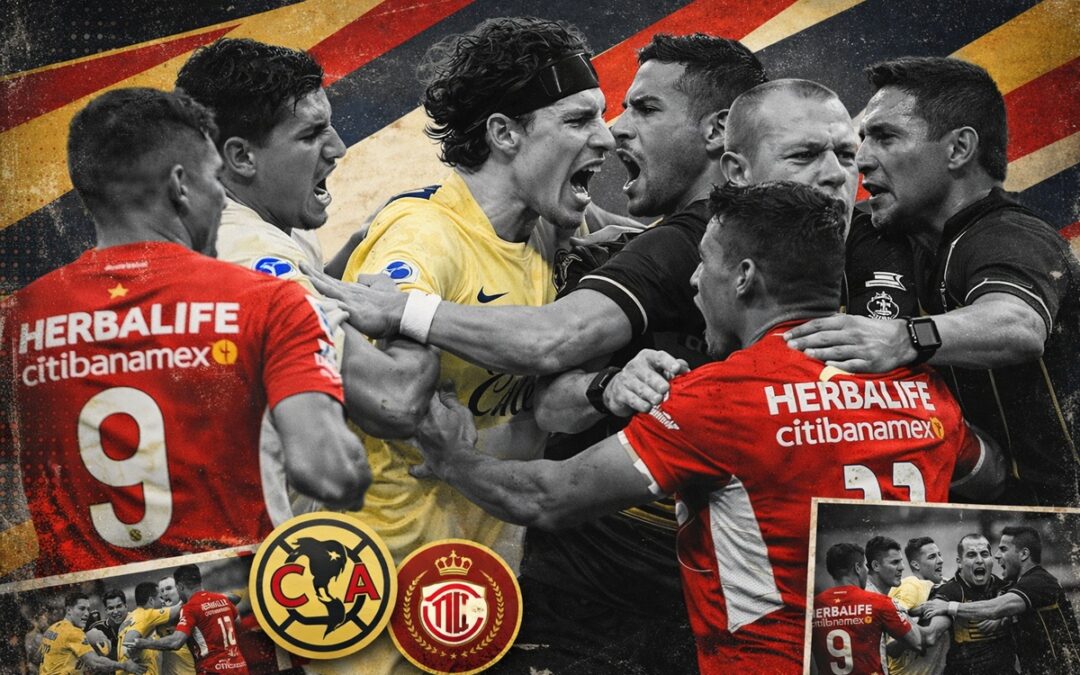 ¿Qué sanciones recibirán Helinho, Henry Martín, Mohamed y el Estadio Banorte tras la bronca América vs. Toluca?