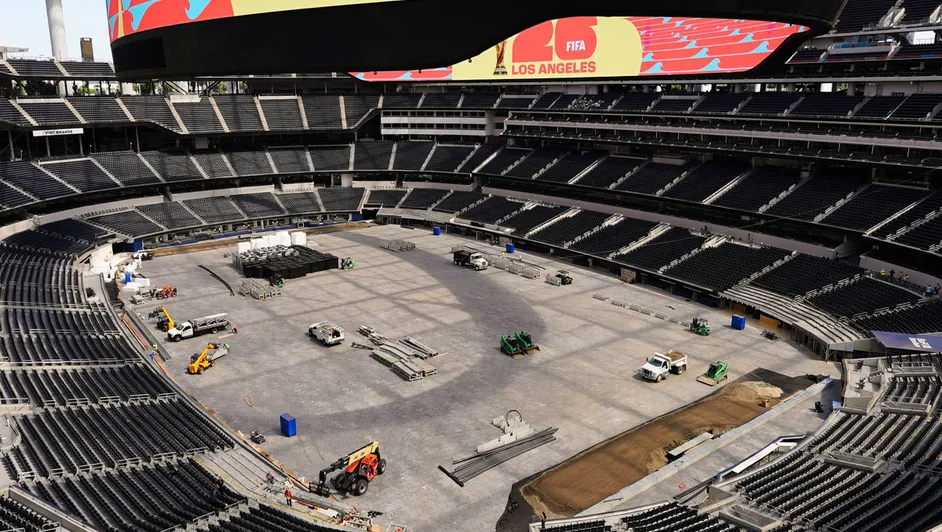 SoFi Stadium tuvo que ajustar las medidas de su campo para recibir la aprobación de la FIFA