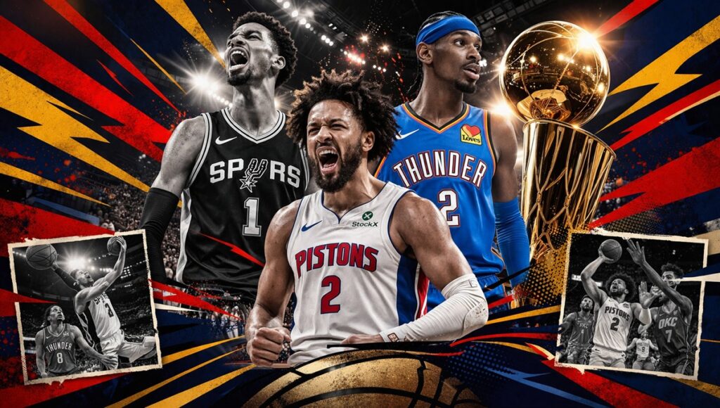 Thunder, Spurs y Pistons son los favoritos de los NBA Playoffs 2026