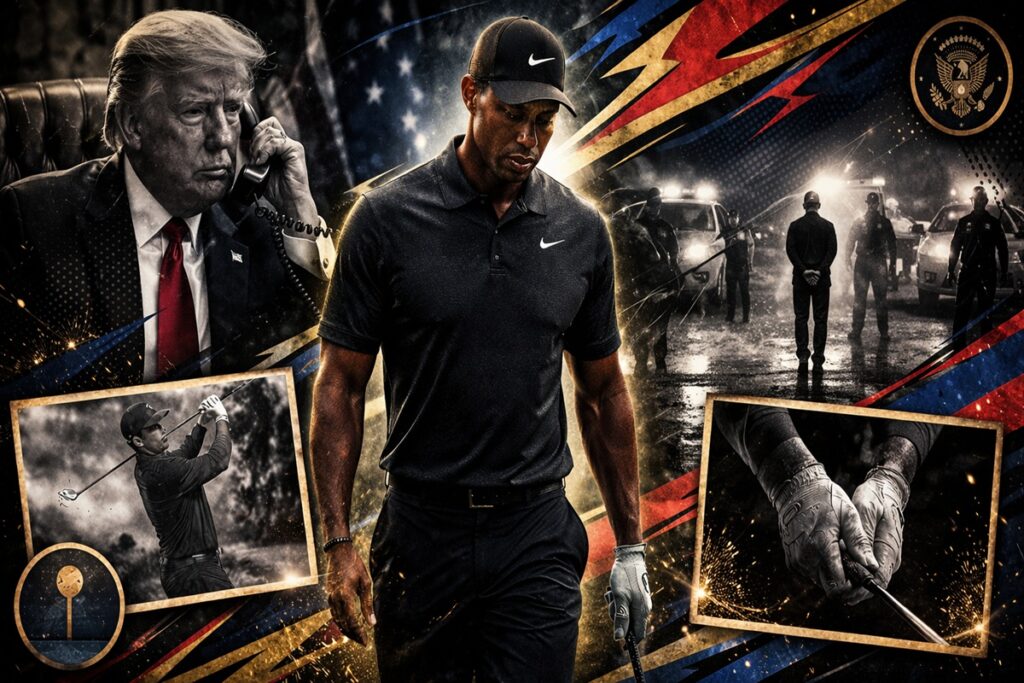 Tiger Woods llamó a Trump tras arresto en Florida
