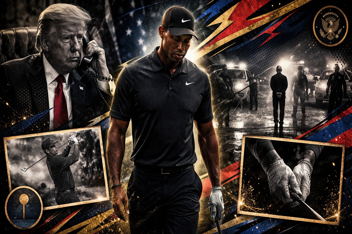 Tiger Woods llamó a Trump tras arresto en Florida Tiger Woods llamó a Trump tras arresto en Florida