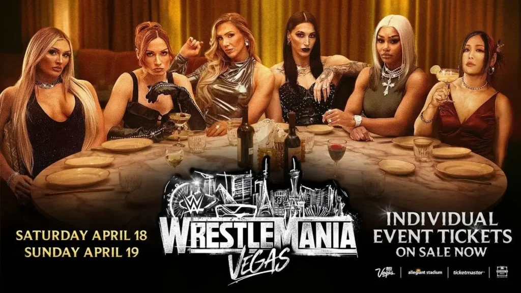 WWE lanzó un cartel especial para las luchas femeninas de Wrestlemania 42