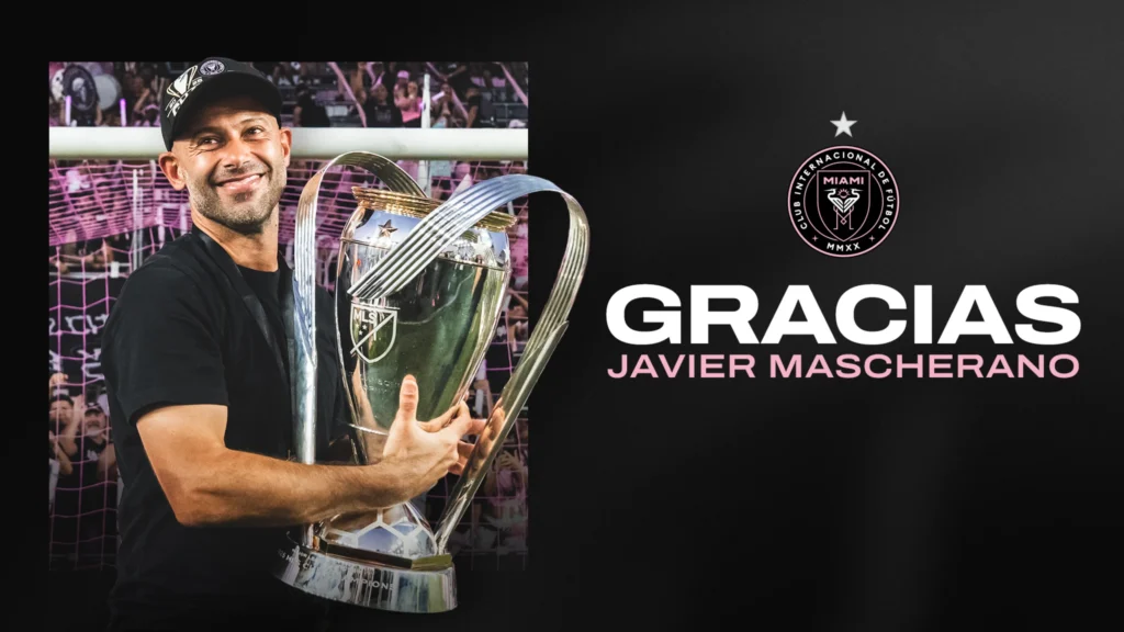 Javier Mascherano renunció este martes como técnico del Inter Miami