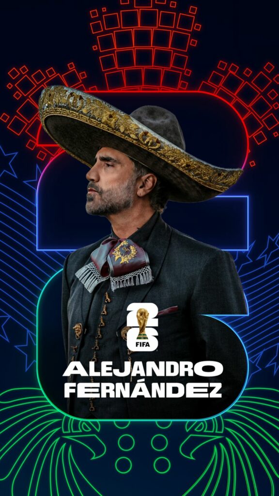 Alejandro Fernández participará en la inauguración del Mundial 2026 en la CDMX