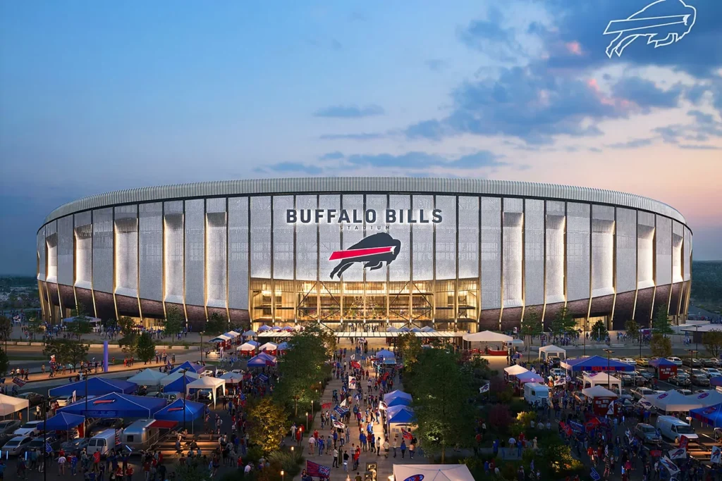 Así lucirá el nuevo estadio de los Bills, que estrenarán para la temporada 2026