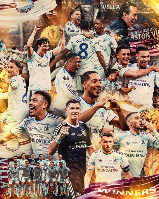 Aston Villa coronó una temporada espectacular conquistando la Europa League