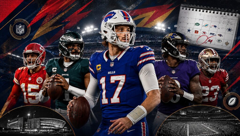 Calendario NFL 2026: incluye un espacio para la inauguración del nuevo Highmark Stadium.