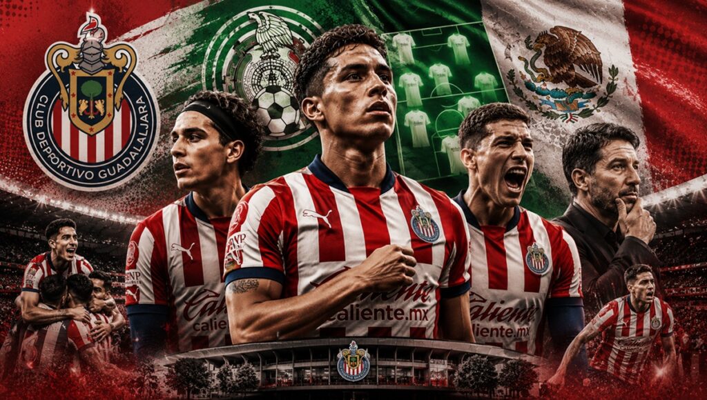 Chivas domina la prelista de México para el Mundial 2026 con 8 jugadores