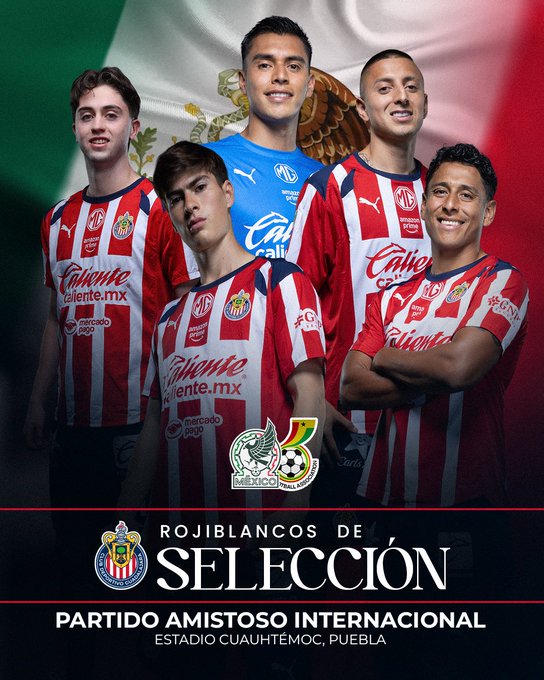 Chivas es el principal proveedor de jugadores de la Liga MX a la Selección Mexicana para el Mundial 2026