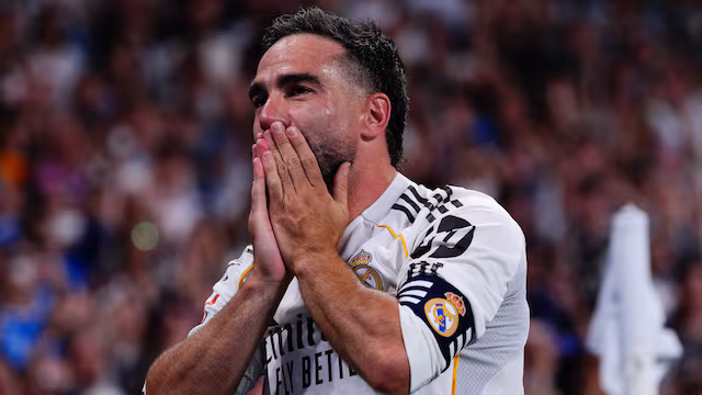 Dani Carvajal se despidió entre lágrimas de la afición del Real Madrid, después del partido ante el Athletic