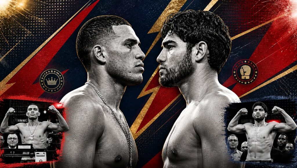 David Benavidez vs Zurdo Ramírez pesaje Las Vegas