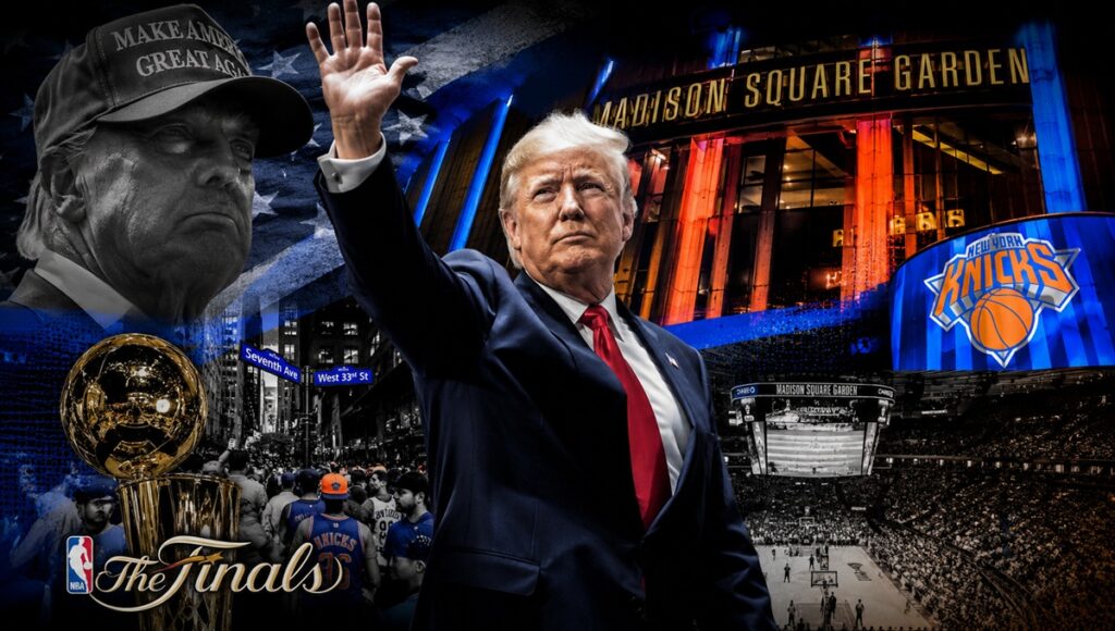 Donald Trump irá a Finales NBA en NY, aunque todavía no confirma para qué partido