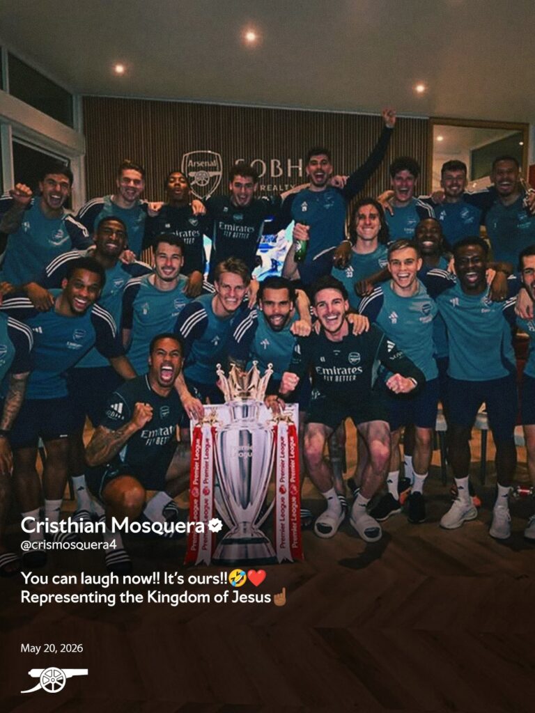 El Arsenal conquistó un título de liga por primera vez en 22 años