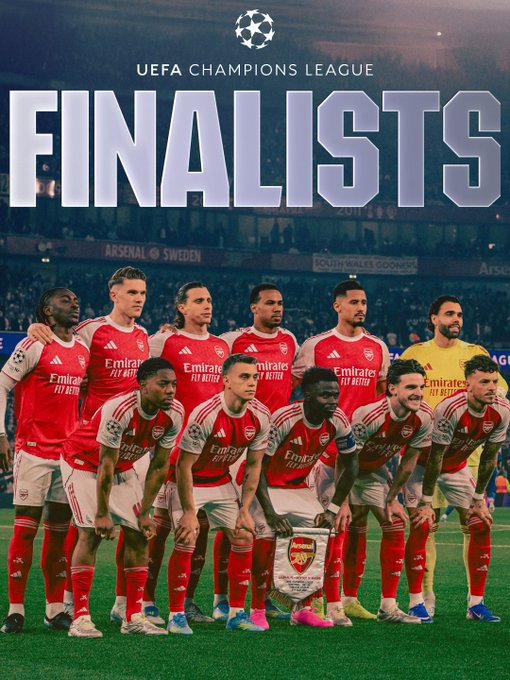 El Arsenal jugará su segunda final de la Champions de su historia, luego de dos décadas