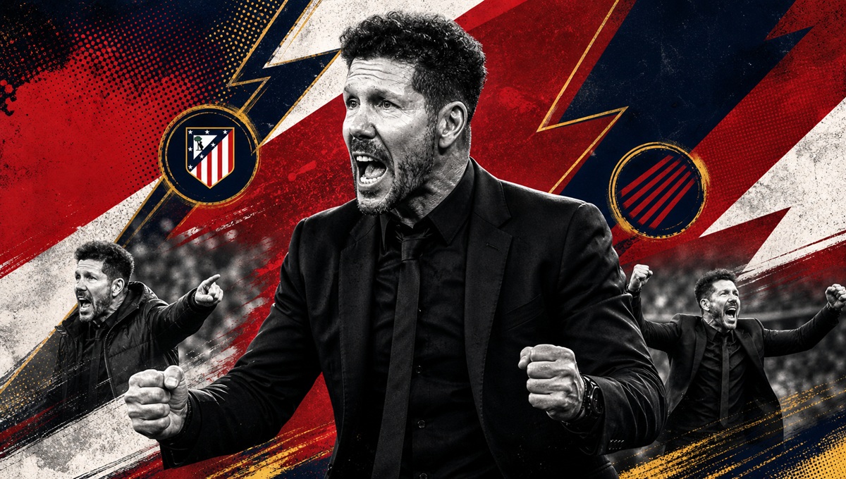 El Cholo Simeone suma 1000 juegos como técnico El Cholo Simeone suma 1000 juegos como técnico