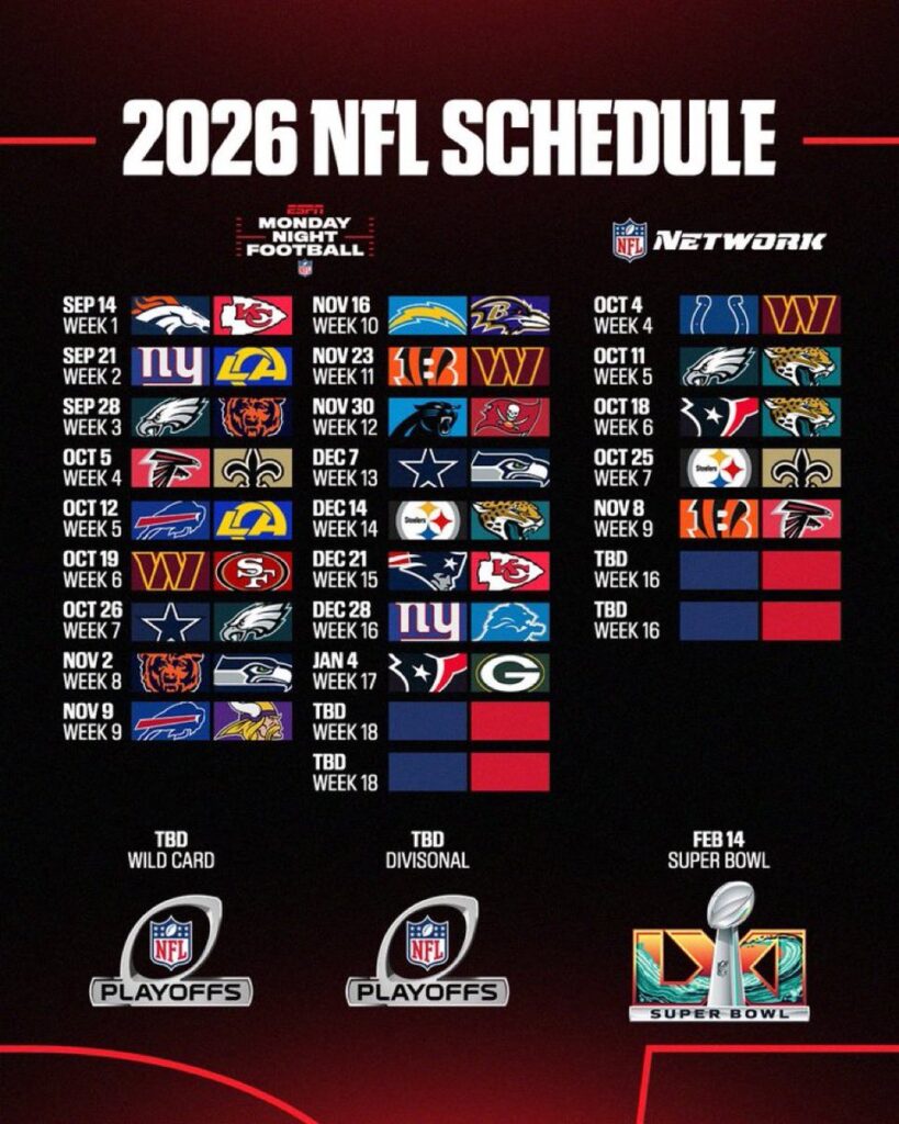 El Monday Night Football tiene una de las carteleras más atractivas de los últimos años