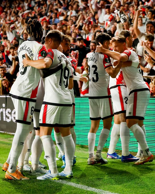 El Rayo Vallecano registra 5 victorias en 6 partidos en casa en la Conference League