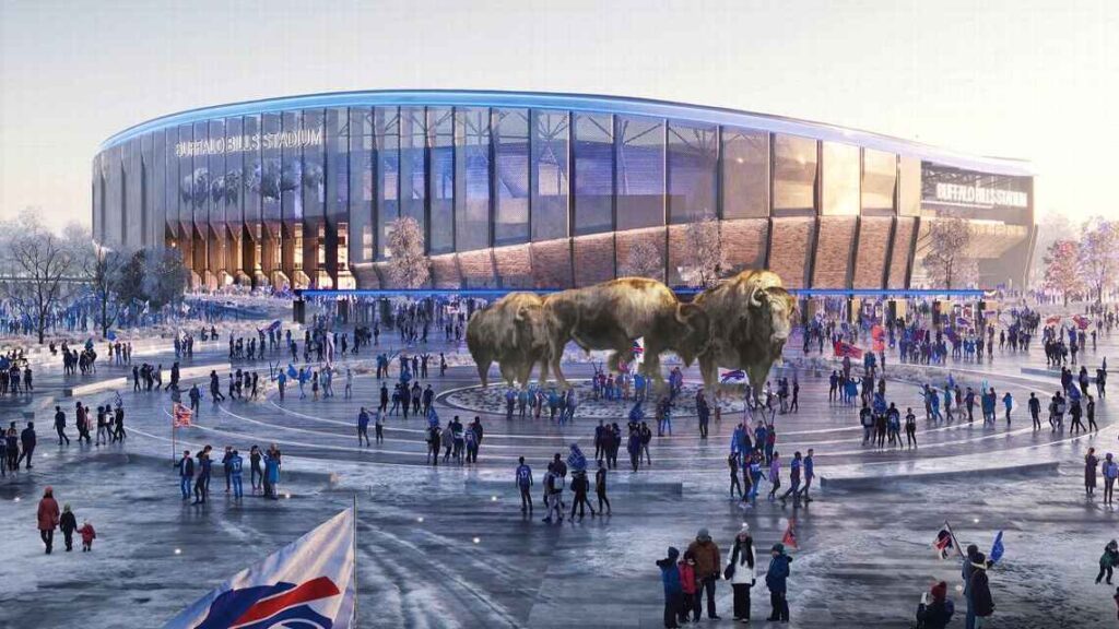 El nuevo estadio de los Bills será semitechado y uno de los más modernos del mundo