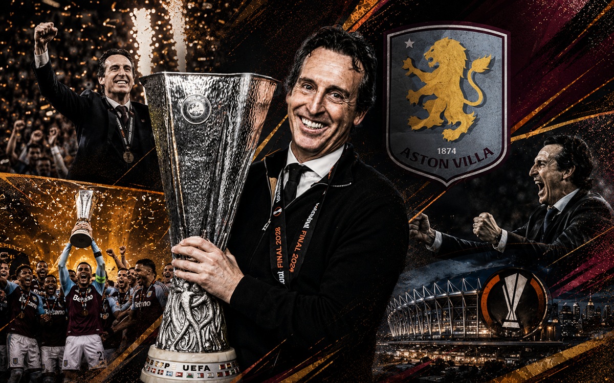El récord de Unai Emery en Europa League, tras coronarse con Aston Villa