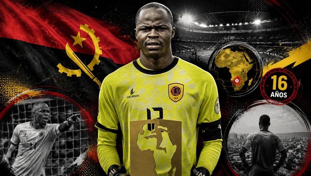 Genera polémica la edad del portero de 16 años de Angola