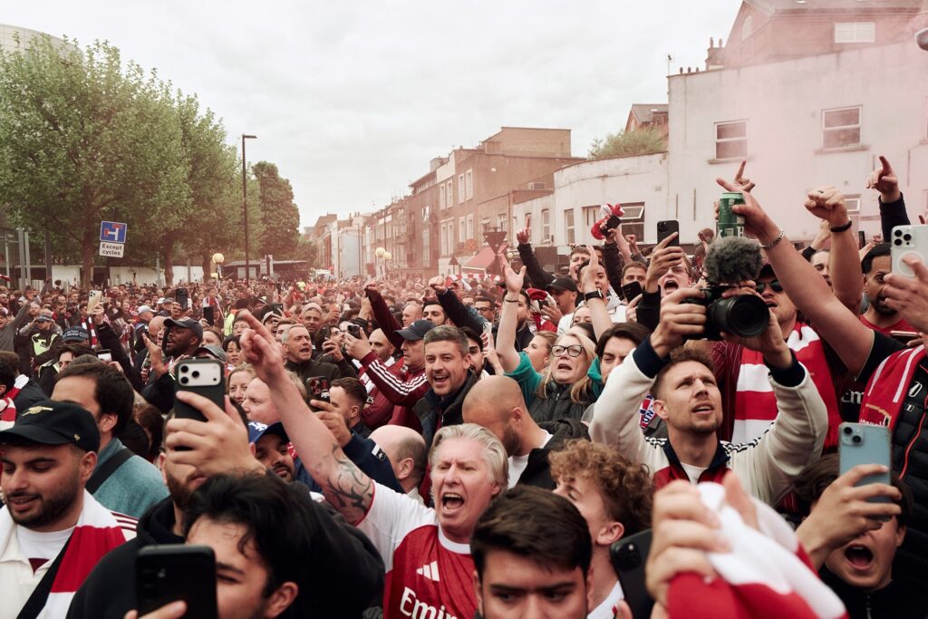 La afición del norte de Londres festejó a lo grande el pase de su equipo a la Final de la Champions del martes