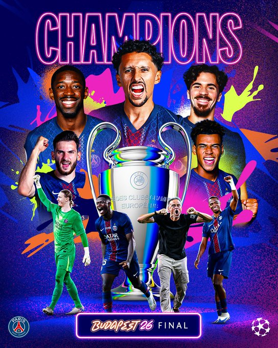 Luis Enrique ha convertido al PSG en bicampeón de la Champions League