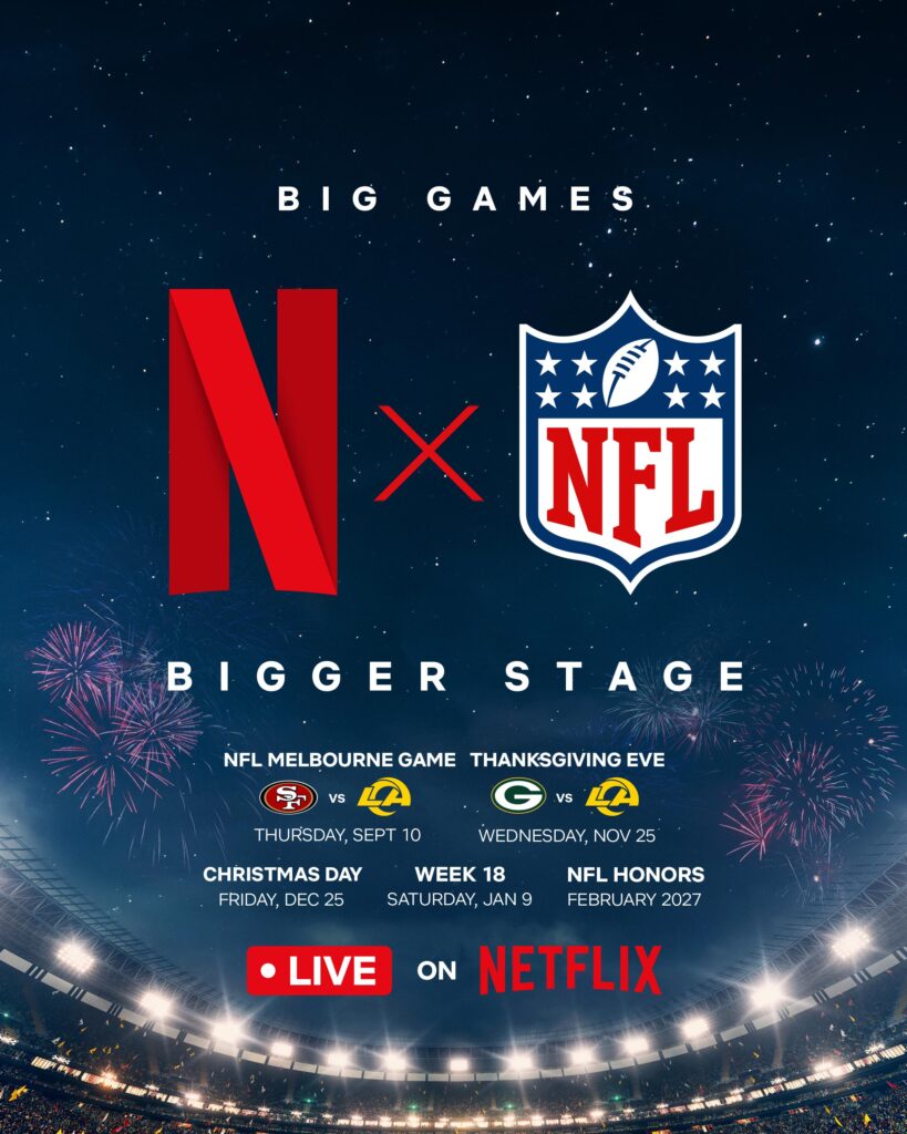Netflix está ampliando su cobertura de la NFL