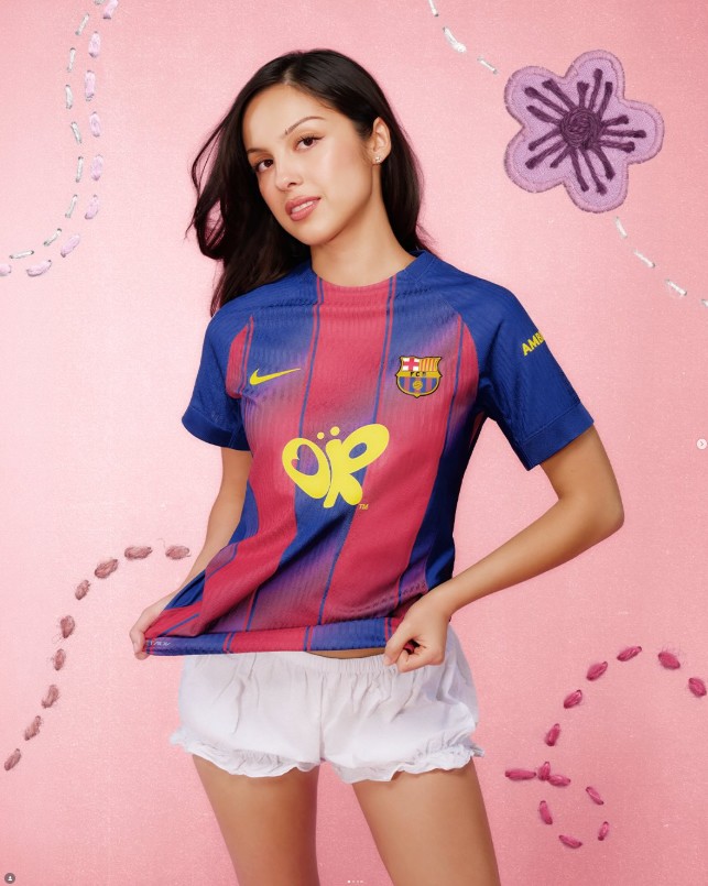 El Barcelona portará este domingo un jersey retro con el logo de Olivia Rodrigo de edición especial