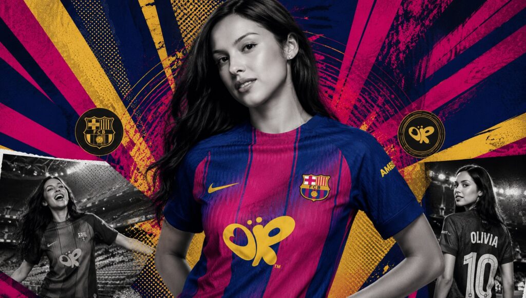 Olivia Rodrigo jersey Barcelona edición especial