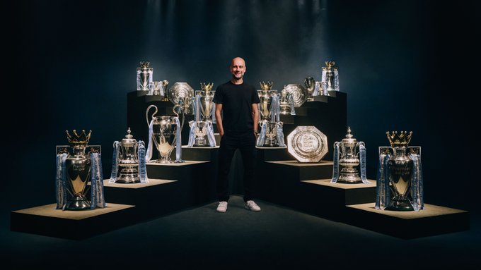 Pep Guardiola creó al Manchester City más ganador de la historia