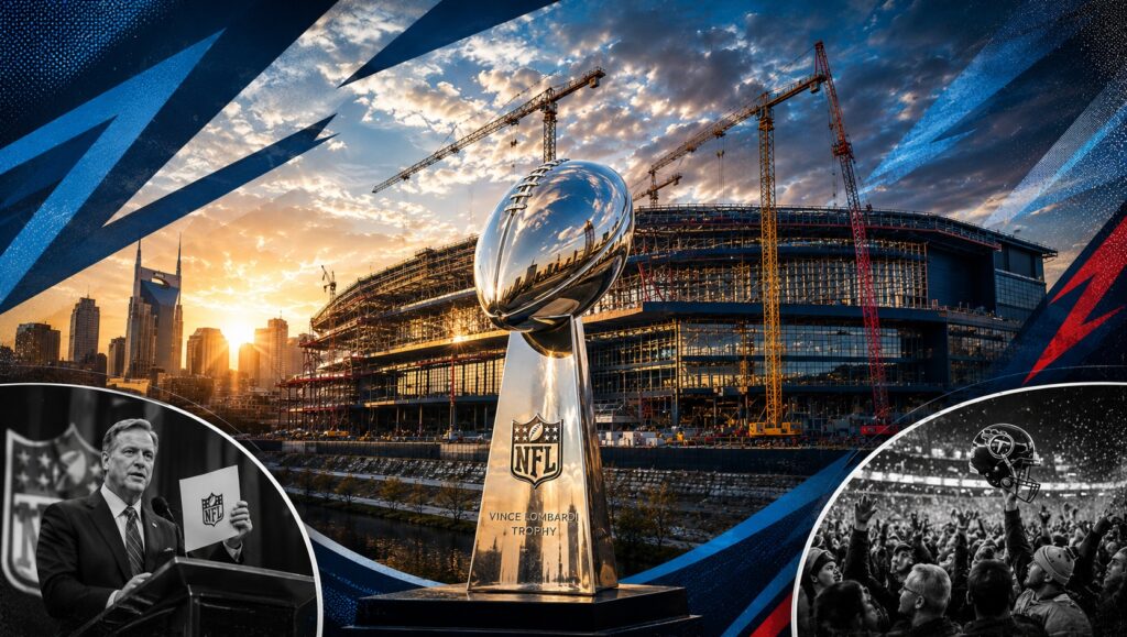 Super Bowl 2030 en Nashville, en la nueva casa de los Titans el Nissan Stadium