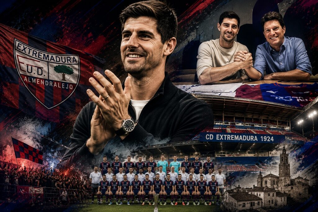 Thibaut Courtois compra parte del Extremadura