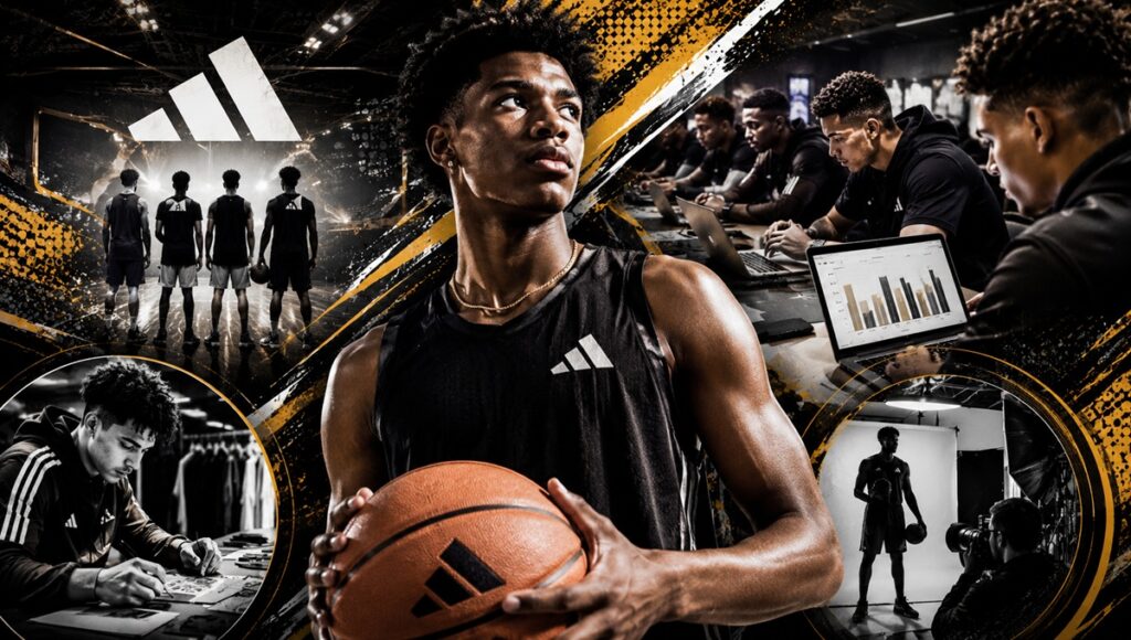 Adidas forma rookies NBA en marketing con programa NIL
