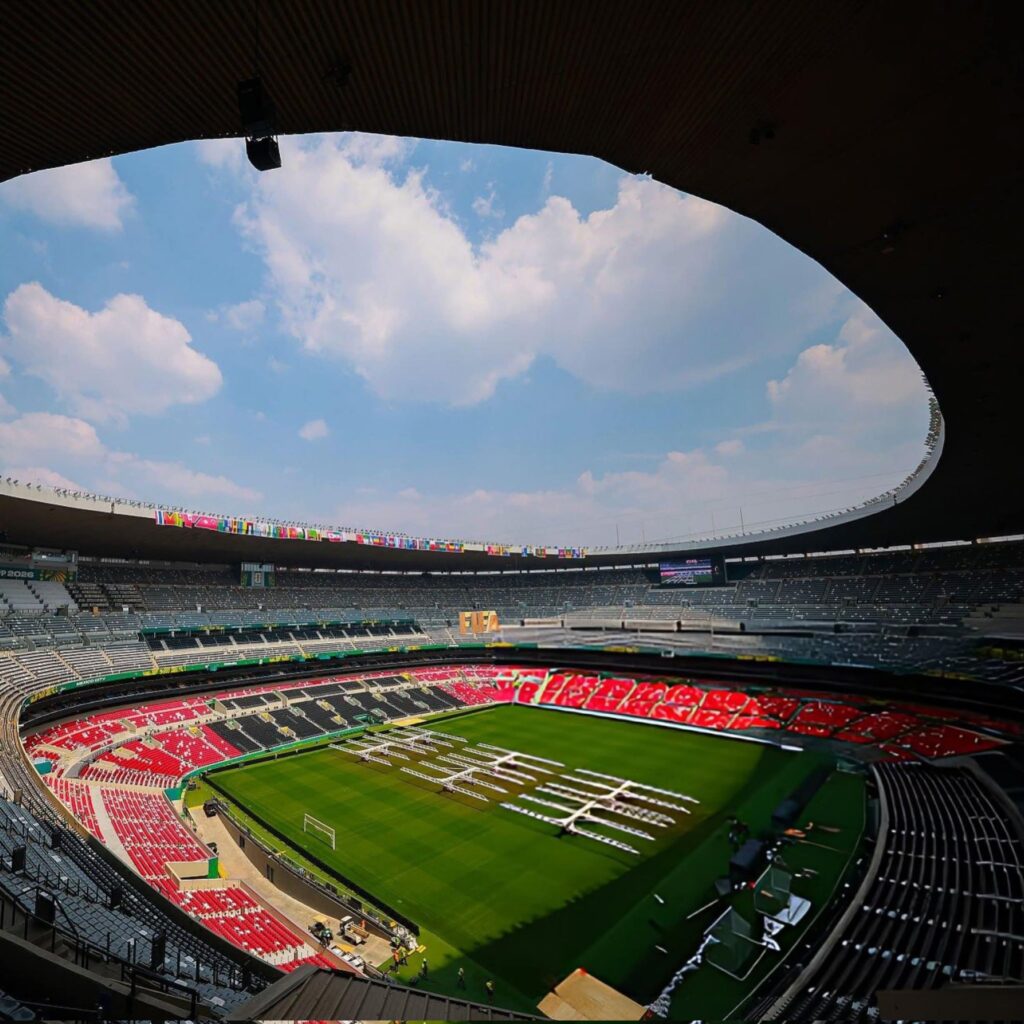 Así luce el campo del estadio Banorte a menos de una semana de la inauguración